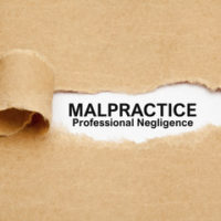 Note that reads "Malpractice - Professional Negligence"